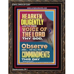 DO ALL HIS COMMANDMENTS THIS DAY  Wall & Art Décor  GWGLORIOUS12297  "33x45"