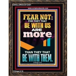 THEY THAT BE WITH US ARE MORE THAN THEM  Modern Wall Art  GWGLORIOUS12301  "33x45"