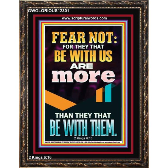 THEY THAT BE WITH US ARE MORE THAN THEM  Modern Wall Art  GWGLORIOUS12301  