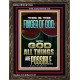 BY THE FINGER OF GOD ALL THINGS ARE POSSIBLE  Décor Art Work  GWGLORIOUS12304  