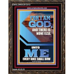 UNTO ME EVERY KNEE SHALL BOW  Custom Wall Scriptural Art  GWGLORIOUS12312  "33x45"