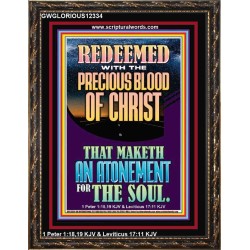 REDEEMED WITH THE PRECIOUS BLOOD OF CHRIST  Custom Wall Décor  GWGLORIOUS12334  "33x45"