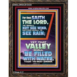 YOUR VALLEY SHALL BE FILLED WITH WATER  Custom Inspiration Bible Verse Portrait  GWGLORIOUS12343  