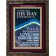 WALK IN ALL HIS WAYS LOVE HIM SERVE THE LORD THY GOD  Unique Bible Verse Portrait  GWGLORIOUS12345  