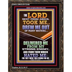 THE LORD DREW ME OUT OF MANY WATERS  New Wall Décor  GWGLORIOUS12346  "33x45"