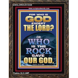 WHO IS THE ROCK SAVE OUR GOD  Art & Décor Portrait  GWGLORIOUS12348  "33x45"