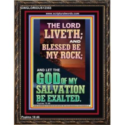 BLESSED BE MY ROCK GOD OF MY SALVATION  Bible Verse for Home Portrait  GWGLORIOUS12353  "33x45"