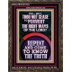 REPENT AND COME TO KNOW THE TRUTH  Large Custom Portrait   GWGLORIOUS12354  