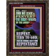 REPENT AND DO WORKS BEFITTING REPENTANCE  Custom Portrait   GWGLORIOUS12355  