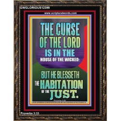 THE LORD BLESSED THE HABITATION OF THE JUST  Large Scriptural Wall Art  GWGLORIOUS12399  "33x45"