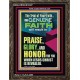 GENUINE FAITH WILL RESULT IN PRAISE GLORY AND HONOR FOR YOU  Unique Power Bible Portrait  GWGLORIOUS12427  