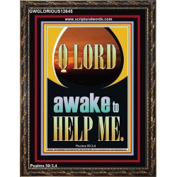 O LORD AWAKE TO HELP ME  Unique Power Bible Portrait  GWGLORIOUS12645  "33x45"