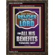 WHAT SHALL I RENDER UNTO THE LORD FOR ALL HIS BENEFITS  Bible Verse Art Prints  GWGLORIOUS12996  