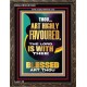HIGHLY FAVOURED THE LORD IS WITH THEE BLESSED ART THOU  Scriptural Wall Art  GWGLORIOUS13002  