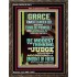 GRACE UNMERITED FAVOR OF GOD BE MODEST IN YOUR THINKING AND JUDGE YOURSELF  Christian Portrait Wall Art  GWGLORIOUS13011  "33x45"