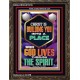 BE UNITED TOGETHER AS A LIVING PLACE OF GOD IN THE SPIRIT  Scripture Portrait Signs  GWGLORIOUS13016  