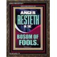 ANGER RESTETH IN THE BOSOM OF FOOLS  Encouraging Bible Verse Portrait  GWGLORIOUS13021  