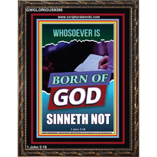 GOD'S CHILDREN DO NOT CONTINUE TO SIN  Righteous Living Christian Portrait  GWGLORIOUS9390  