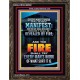 FIRE SHALL TRY EVERY MAN'S WORK  Ultimate Inspirational Wall Art Portrait  GWGLORIOUS9990  