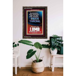 BLESSING HONOUR AND GLORY UNTO THE LAMB  Scriptural Prints  GWGLORIOUS10043  "33x45"