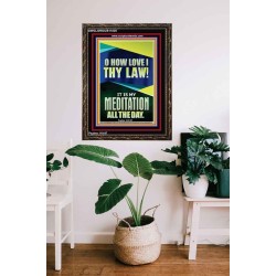 MAKE THE LAW OF THE LORD THY MEDITATION DAY AND NIGHT  Custom Wall Décor  GWGLORIOUS11825  "33x45"