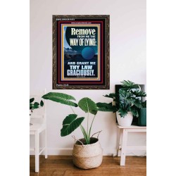 REMOVE FROM ME THE WAY OF LYING  Bible Verse for Home Portrait  GWGLORIOUS11873  "33x45"