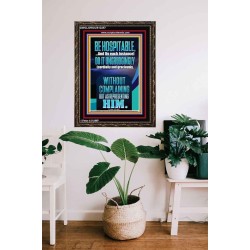 BE HOSPITABLE DO IT UNGRUDGINGLY  Sciptural Décor  GWGLORIOUS12257  "33x45"
