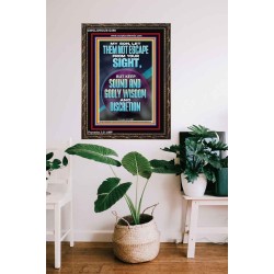 KEEP SOUND AND GODLY WISDOM AND DISCRETION  Bible Verse for Home Portrait  GWGLORIOUS12390  "33x45"