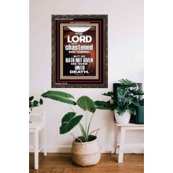 THE LORD HAS NOT GIVEN ME OVER UNTO DEATH  Contemporary Christian Wall Art  GWGLORIOUS13045  "33x45"