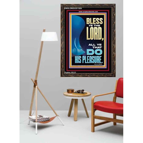 DO HIS PLEASURE AND BE BLESSED  Art & Décor Portrait  GWGLORIOUS11854  