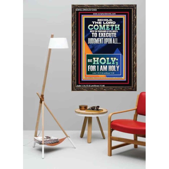THE LORD COMETH TO EXECUTE JUDGMENT UPON ALL  Large Wall Accents & Wall Portrait  GWGLORIOUS12302  