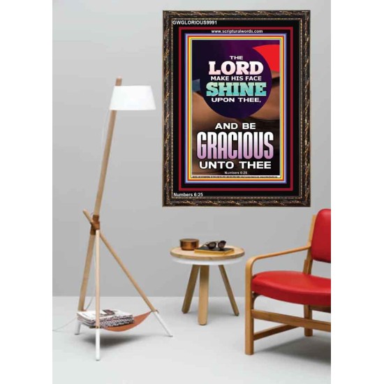 THE LORD BE GRACIOUS UNTO THEE  Unique Scriptural Portrait  GWGLORIOUS9991  