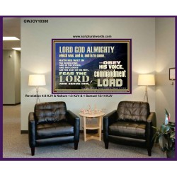 REBEL NOT AGAINST THE COMMANDMENTS OF THE LORD  Ultimate Inspirational Wall Art Picture  GWJOY10380  "49x37"