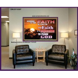 ACCORDING TO YOUR FAITH BE IT UNTO YOU  Children Room  GWJOY10387  