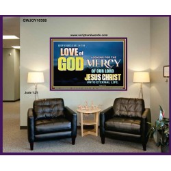 KEEP YOURSELVES IN THE LOVE OF GOD           Sanctuary Wall Picture  GWJOY10388  "49x37"