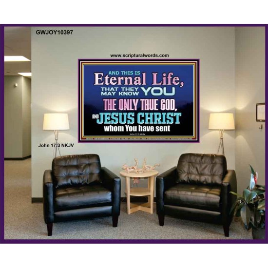 CHRIST JESUS THE ONLY WAY TO ETERNAL LIFE  Sanctuary Wall Portrait  GWJOY10397  