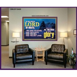 I WILL FILL THIS HOUSE WITH GLORY  Righteous Living Christian Portrait  GWJOY10420  "49x37"