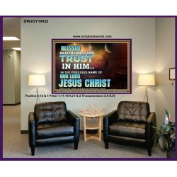 THE PRECIOUS NAME OF OUR LORD JESUS CHRIST  Bible Verse Art Prints  GWJOY10432  "49x37"