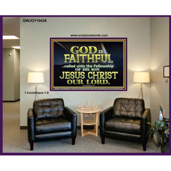 CALLED UNTO FELLOWSHIP WITH CHRIST JESUS  Scriptural Wall Art  GWJOY10436  