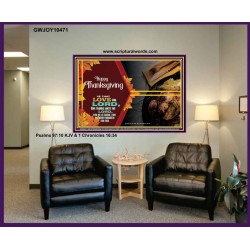 THE LORD IS GOOD HIS MERCY ENDURETH FOR EVER  Contemporary Christian Wall Art  GWJOY10471  "49x37"