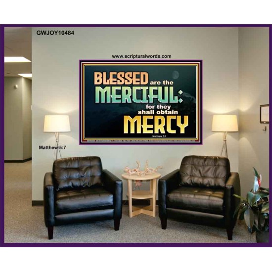 THE MERCIFUL SHALL OBTAIN MERCY  Religious Art  GWJOY10484  