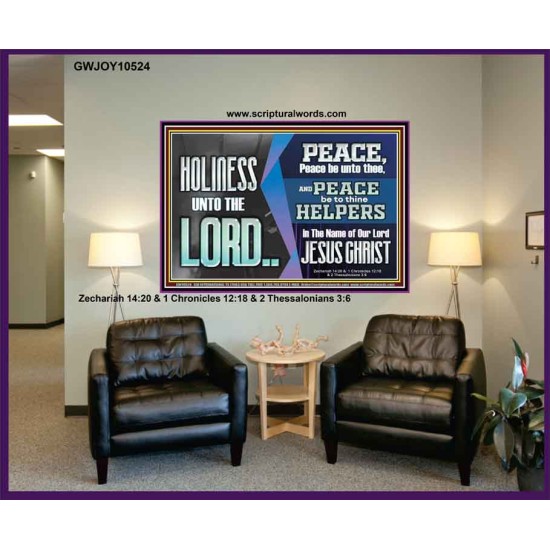 HOLINESS UNTO THE LORD  Righteous Living Christian Picture  GWJOY10524  