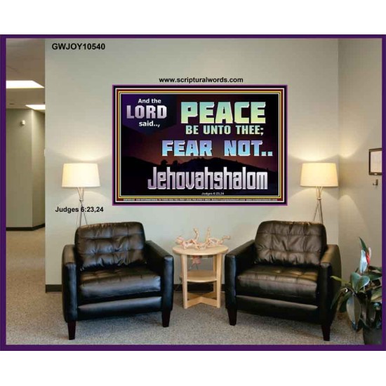 JEHOVAHSHALOM PEACE BE UNTO THEE  Christian Paintings  GWJOY10540  