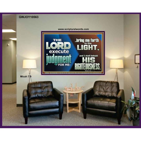 BRING ME FORTH TO THE LIGHT O LORD JEHOVAH  Scripture Art Prints Portrait  GWJOY10563  