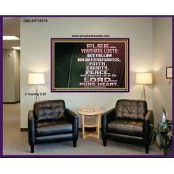 FOLLOW RIGHTEOUSNESS  Scriptural Wall Art  GWJOY10575  "49x37"