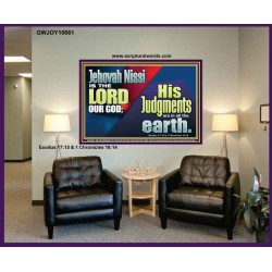 JEHOVAH NISSI IS THE LORD OUR GOD  Sanctuary Wall Portrait  GWJOY10661  "49x37"