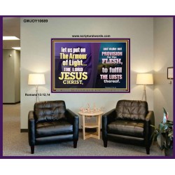 THE ARMOUR OF LIGHT OUR LORD JESUS CHRIST  Ultimate Inspirational Wall Art Portrait  GWJOY10689  "49x37"