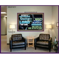 DILIGENTLY HEARKEN TO THE VOICE OF THE LORD THY GOD  Children Room  GWJOY10717  "49x37"