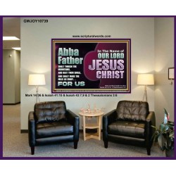 ABBA FATHER SHALT THRESH THE MOUNTAINS AND BEAT THEM SMALL  Christian Portrait Wall Art  GWJOY10739  "49x37"