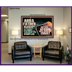 ABBA FATHER WILL OPEN RIVERS IN HIGH PLACES AND FOUNTAINS IN THE MIDST OF THE VALLEY  Bible Verse Portrait  GWJOY10756  